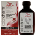 Wella Color Charm Permanent Liquid Hair Color 729 8RG Titian Red Unisex Color Dye 1.42 FL OZ | 42 ML