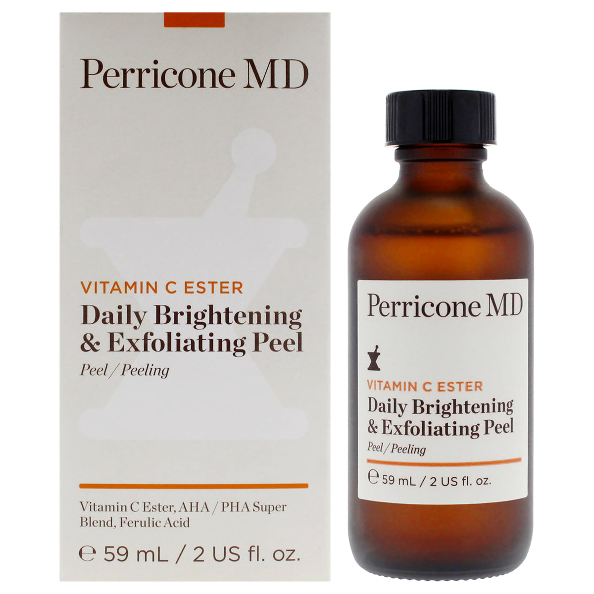 Perricone MD Vitamin C Ester Brightening and Exfoliating Peel Unisex Facial Peels 2 FL OZ | 60 ML
