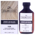 Wella Color Charm Permanent Liquid Hair Color 10A Palest Ash Blonde Unisex Color Dye 1.42 FL OZ | 42 ML