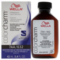 Wella Color Charm Permanent Liquid Hair Color 7AA 632 Medium Blonde Intense Ash Unisex Color Dye 1.42 FL OZ | 42 ML