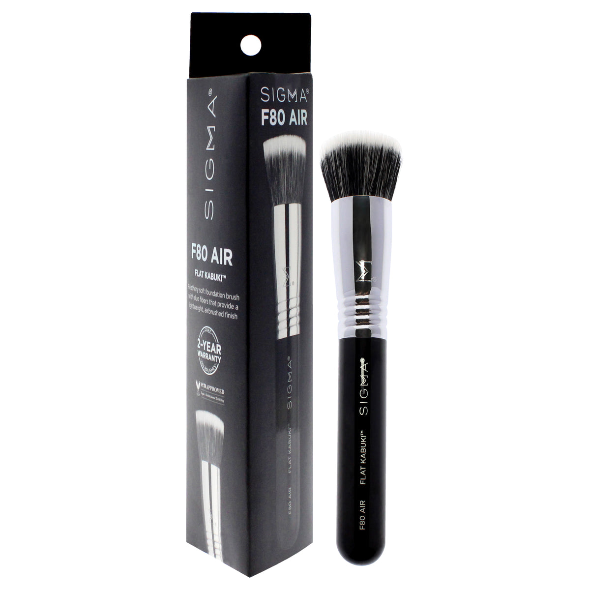 SIGMA Air Flat Kabuki Brush - F80 for Women's Kabuki Brushes