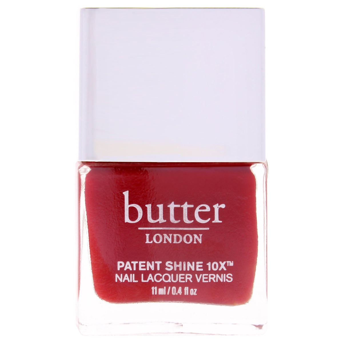Butter London Patent Shine 10X Nail Lacquer - Her Majesty's Red Women's Nail Care, Art & Polish Testers Tester 0.4 FL OZ | 12 ML