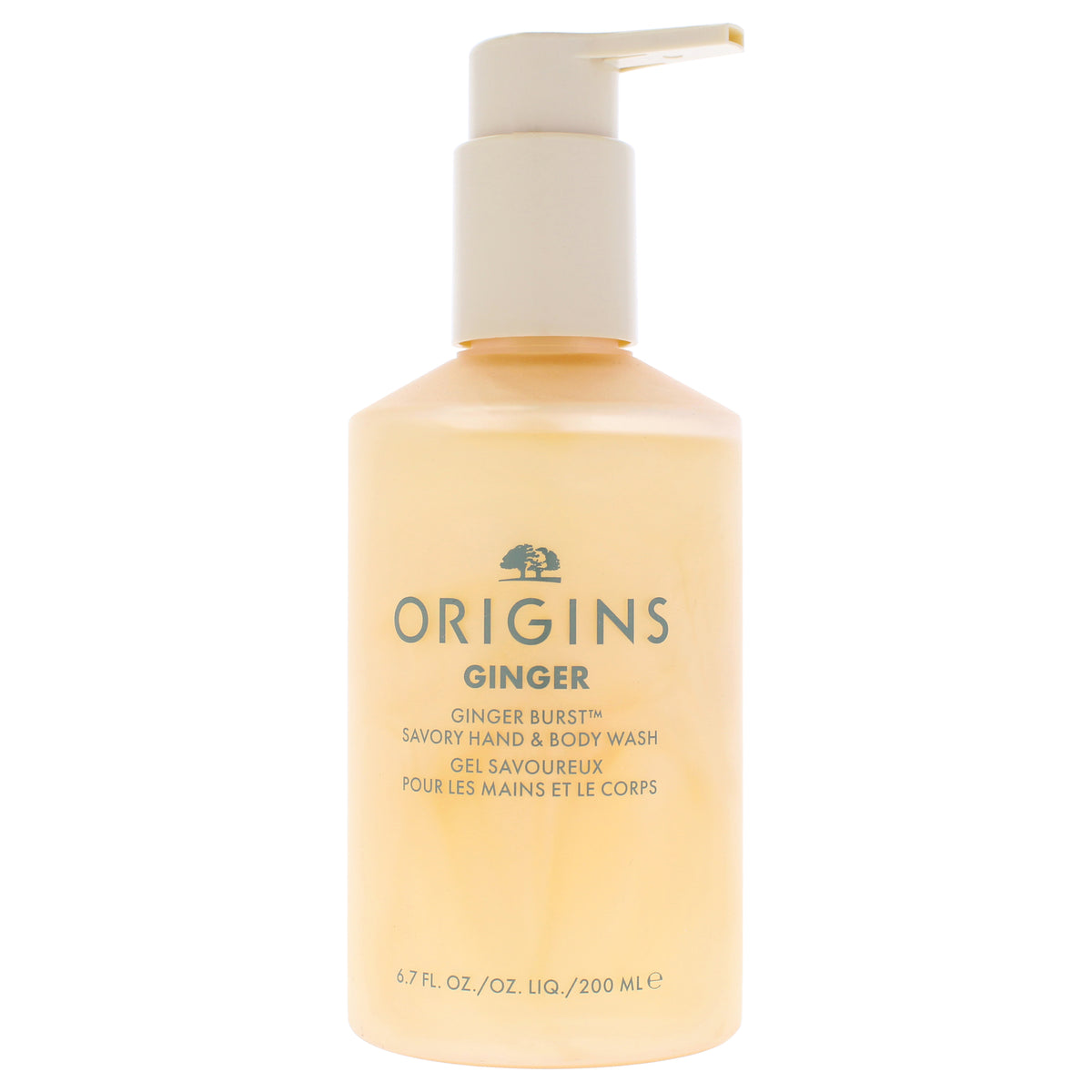 Origins Ginger Burst Savory Hand and Body Wash Unisex Body Washes 6.7 FL OZ | 198 ML