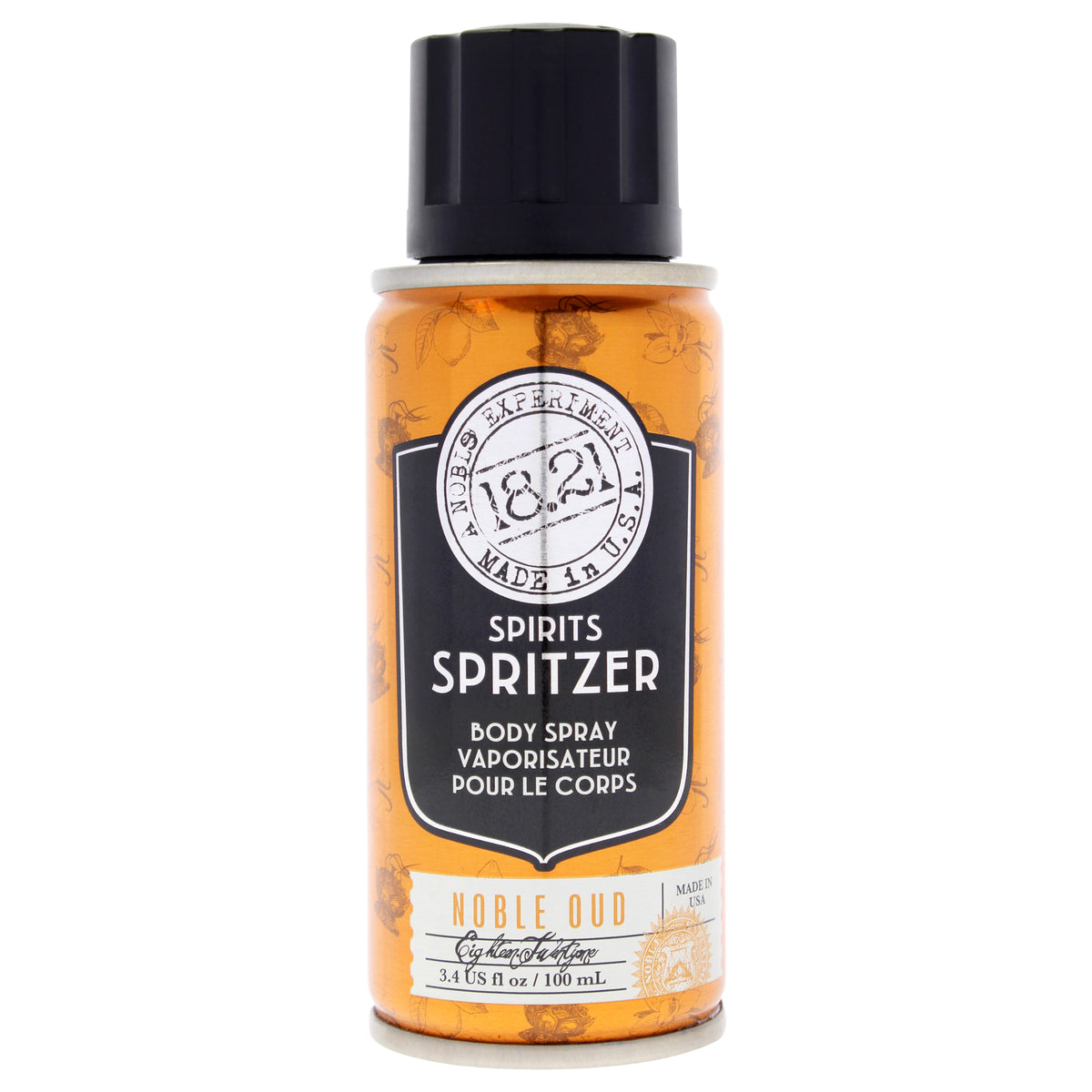 18.21 Man Made Spirits Spritzer - Noble Oud Men's Body Spray 3.4 FL OZ | 100 ML