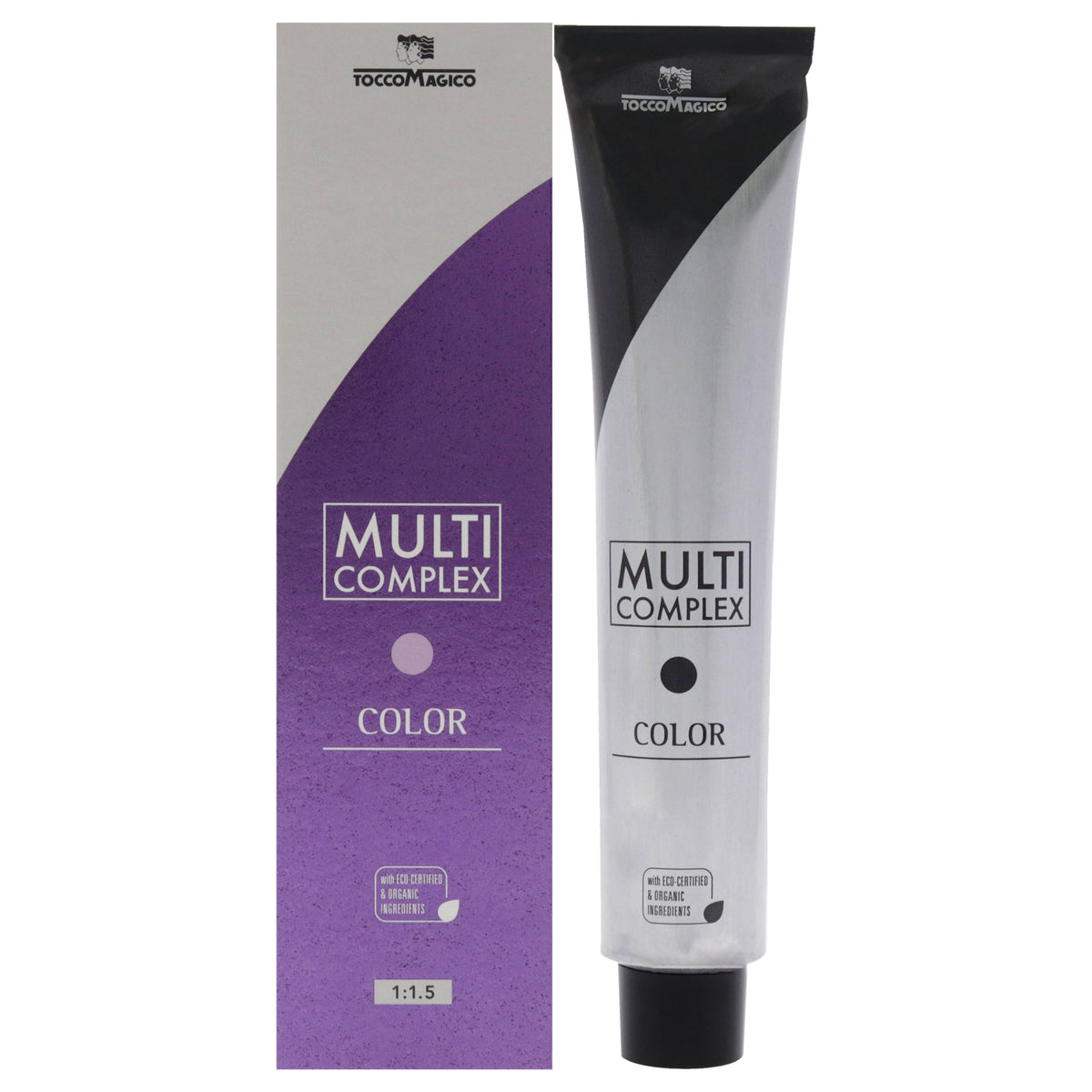 Tocco Magico Multi Complex Permanent Hair Color 5.7 Light Purple Chestnut Unisex Color Dye 3.38 OZ | 100 ML