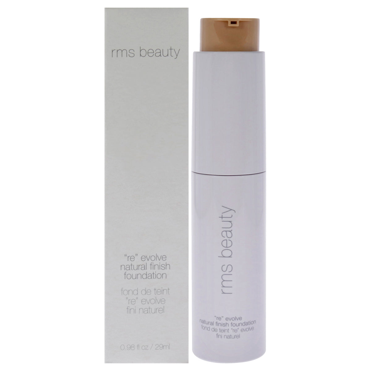 RMS Beauty Re Evolve Natural Finish Foundation - 33 Warm Beige Women's Foundation 0.98 FL OZ | 29 ML