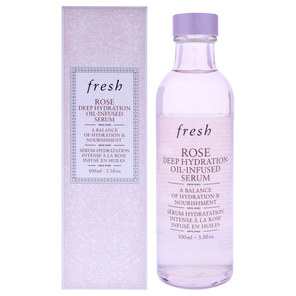 Fresh Rose Deep Hydration Oil-Infused Serum Women's Face Serums 3.3 FL OZ | 100 ML