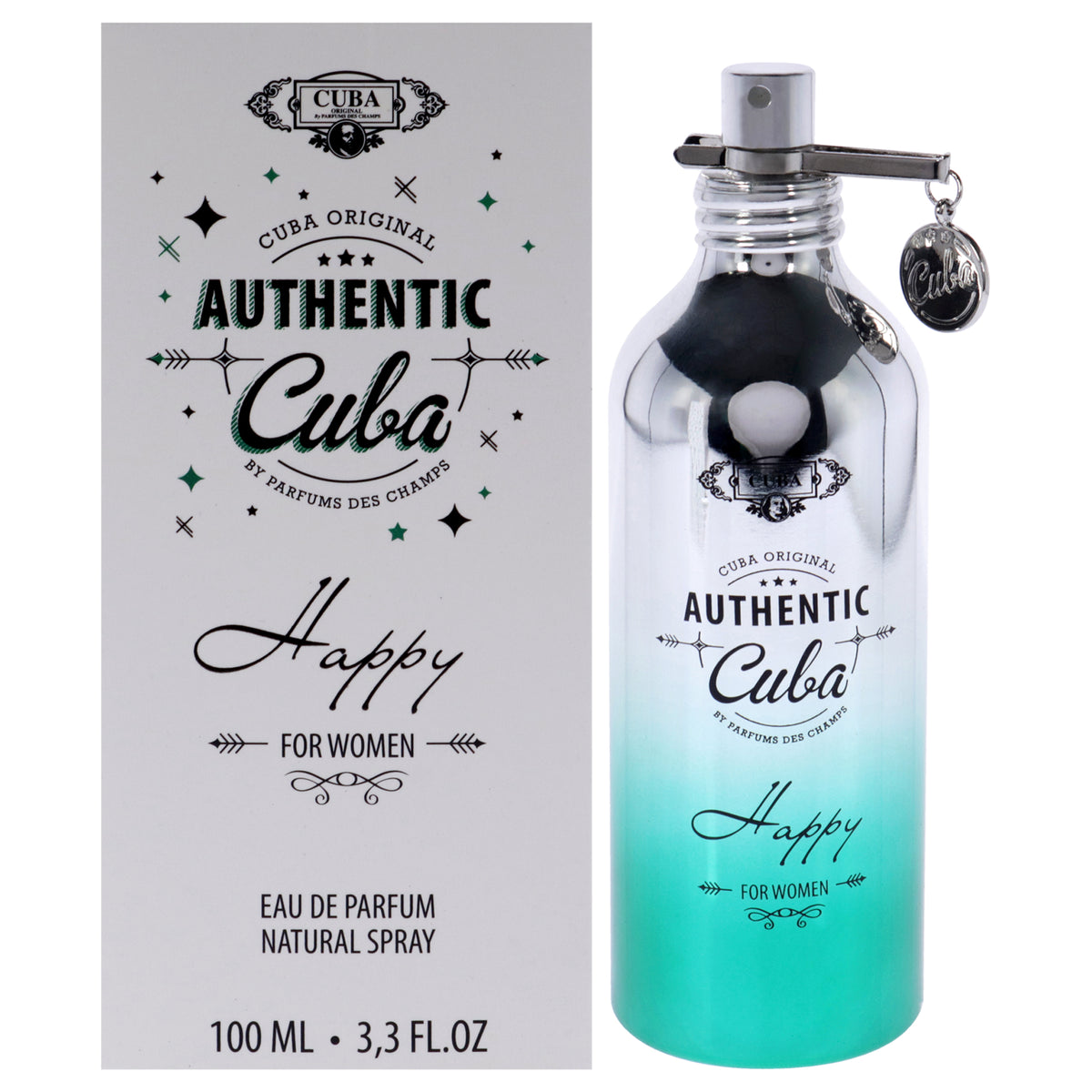 Cuba Authentic Happy Women's Eau de Parfum 3.3 FL OZ | 100 ML