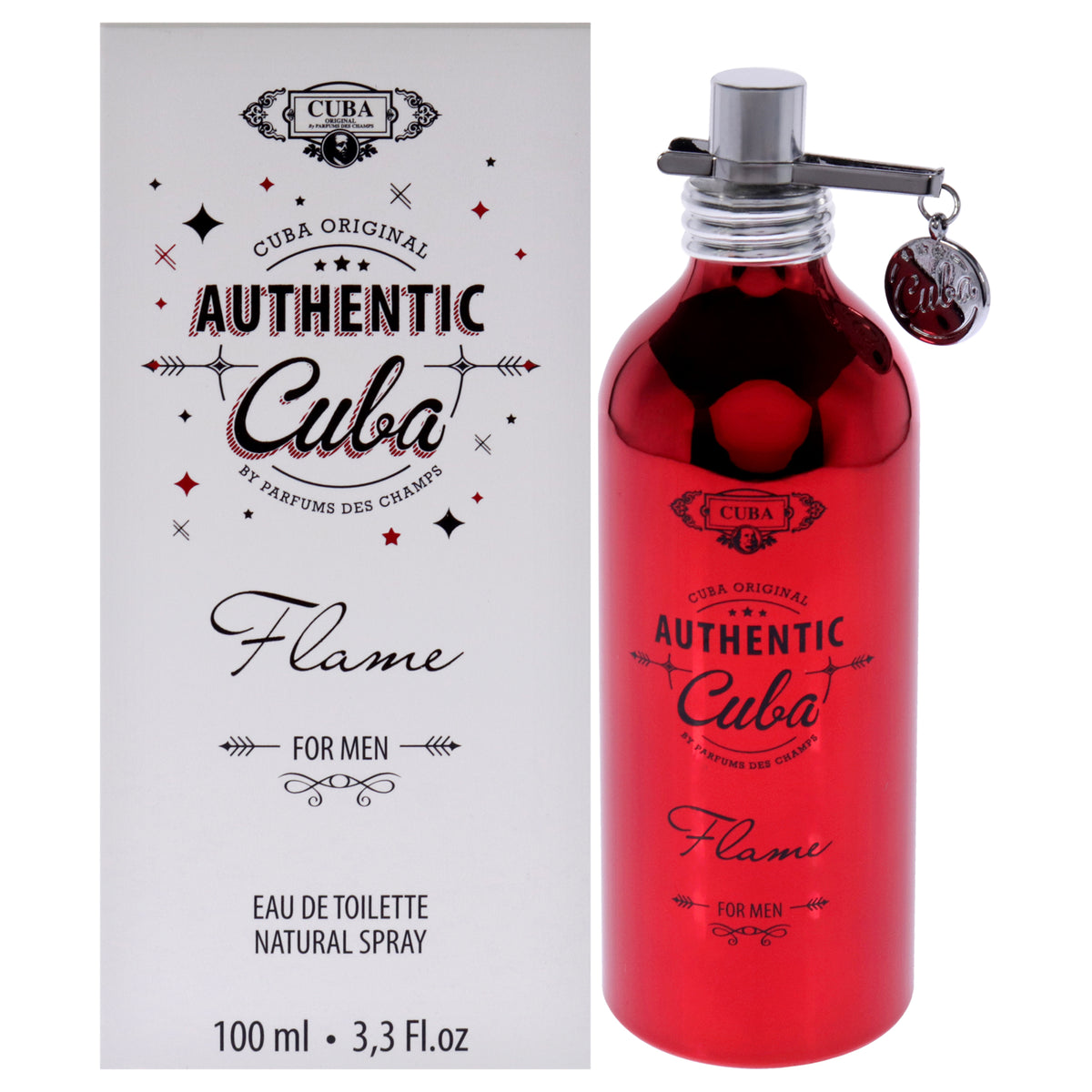 Cuba Authentic Flame Men's Eau de Toilette 3.3 FL OZ | 100 ML