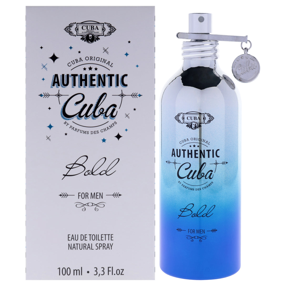 Cuba Cuba Authentic Bold Men's Eau de Toilette 3.3 FL OZ | 100 ML