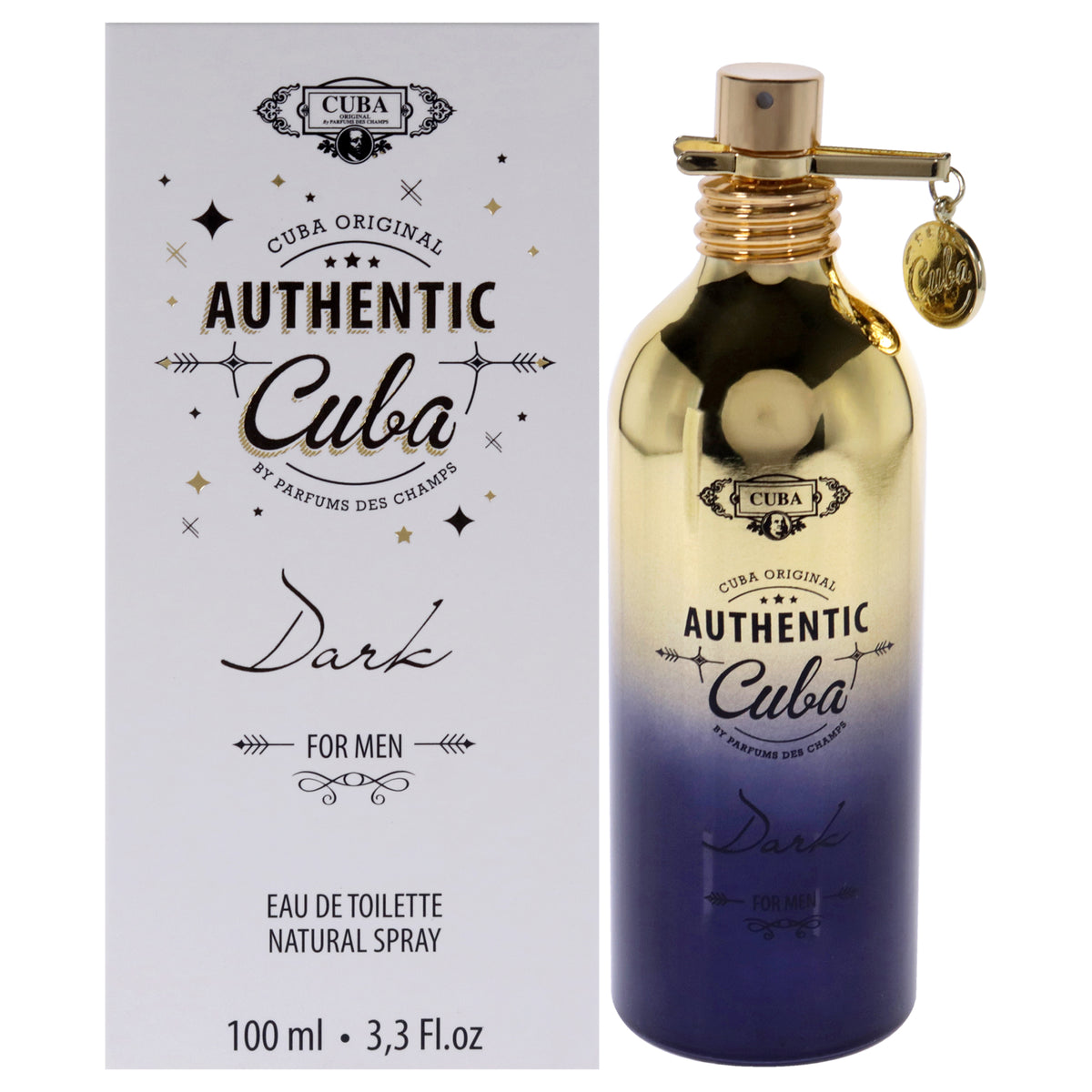 Cuba Authentic Dark Men's Eau de Toilette 3.3 FL OZ | 100 ML
