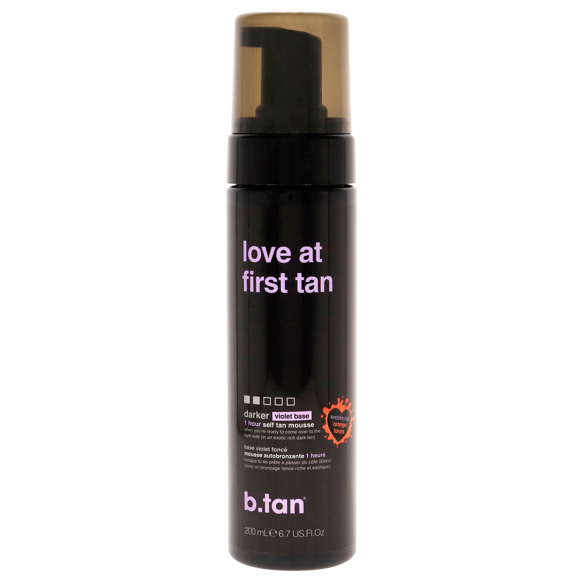 B.Tan Love At First Tan Self Tan Mousse Unisex Self-Tanners 6.7 FL OZ | 200 ML