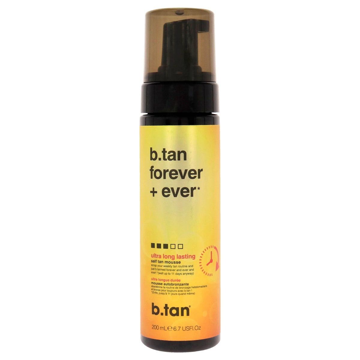 B.Tan Forever Plus Ever Self Tan Mousse Unisex Self-Tanners 6.7 FL OZ | 200 ML