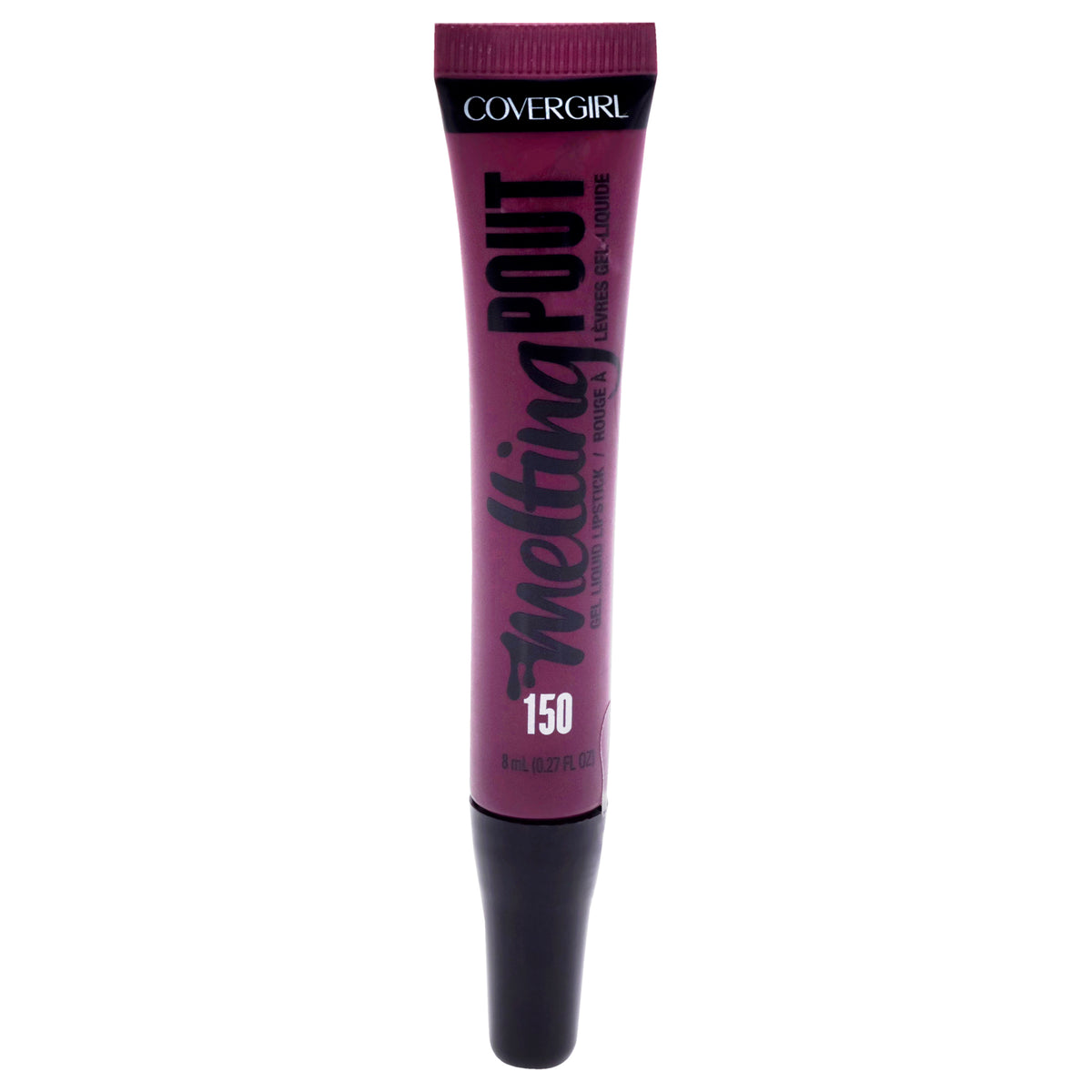 CoverGirl Melting Pout Gel Liquid Lipstick 150 Raspberry Gelly Women's Lipstick 0.27 OZ | 8 ML