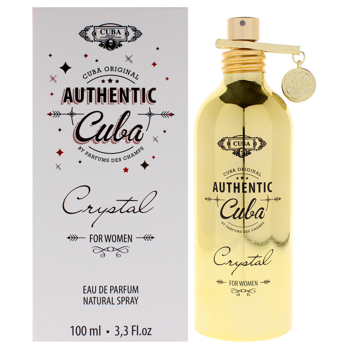 Cuba Cuba Authentic Crystal Women's Eau de Parfum 3.3 FL OZ | 100 ML