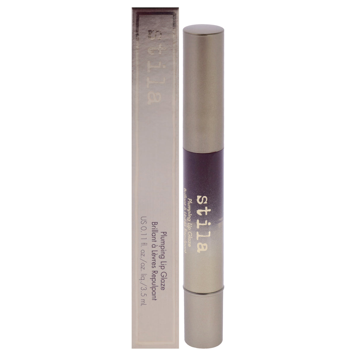Stila Plumping Lip Glaze - Hazelnut Women's Lip Glosses 0.11 FL OZ | 3 ML
