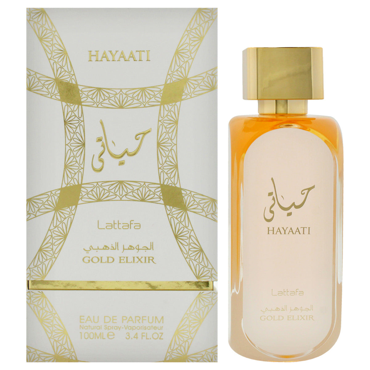 Lattafa Hayaati - Gold Elixir Women's Eau de Parfum 3.4 FL OZ | 100 ML