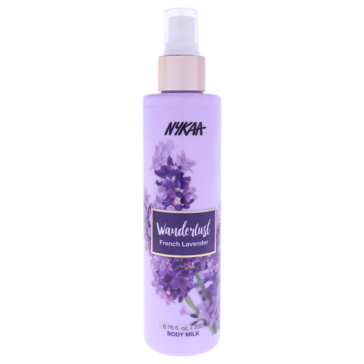 Nykaa Naturals Wanderlust Body Milk - French Lavender for Women's Body Milk Body Lotions 6.76 FL OZ | 200 ML