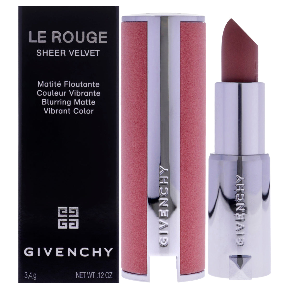 Givenchy Le Rouge Sheer Velvet Matte Lipstick N10 Beige Nude Women's Lipstick 0.12 FL OZ | 3.5 ML