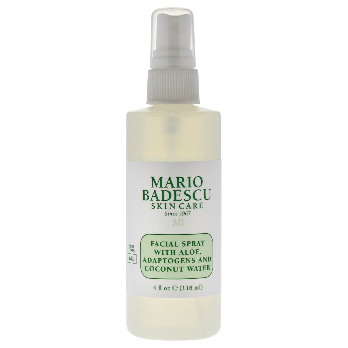 Mario Badescu Facial Spray with Aloe Adaptogens and Coconut Water Women's Face Mists 4 FL OZ | 118 ML