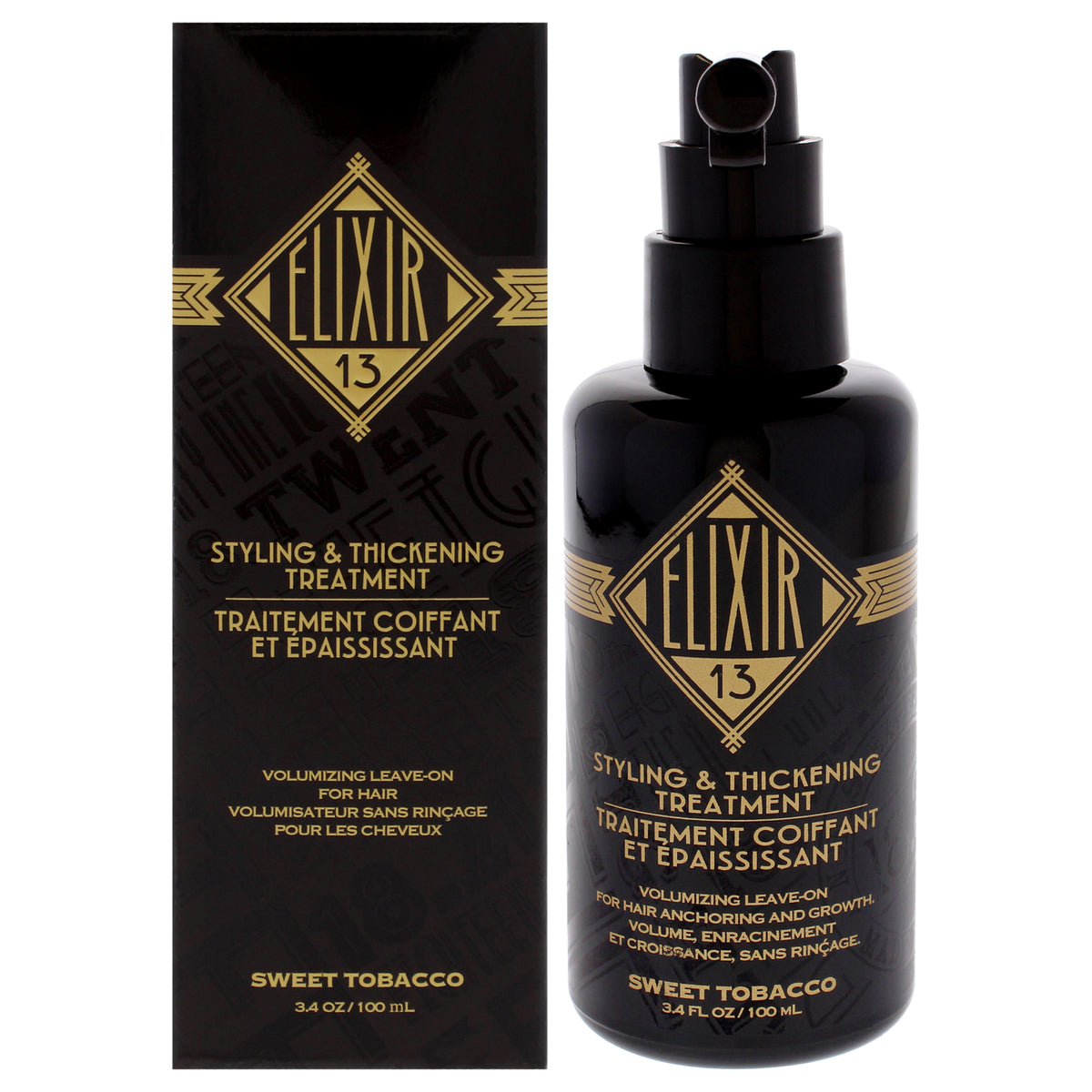 18.21 Man Made Sweet Tobacco - Elixir 13 for Men's Hair Treatment Oils 3.4 FL OZ | 100 ML