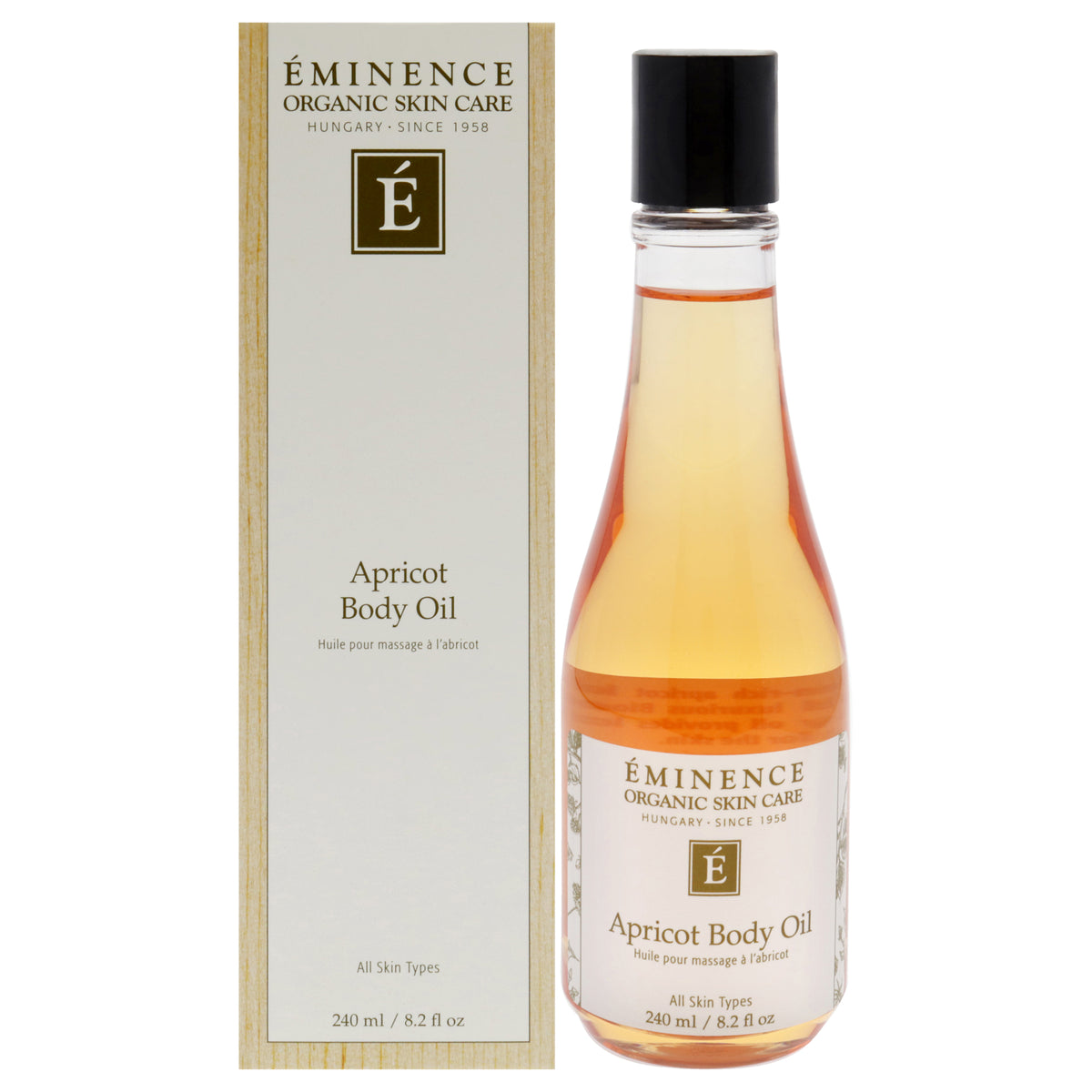 Eminence Apricot Body Oil Unisex Body Oils 8.2 FL OZ | 242 ML