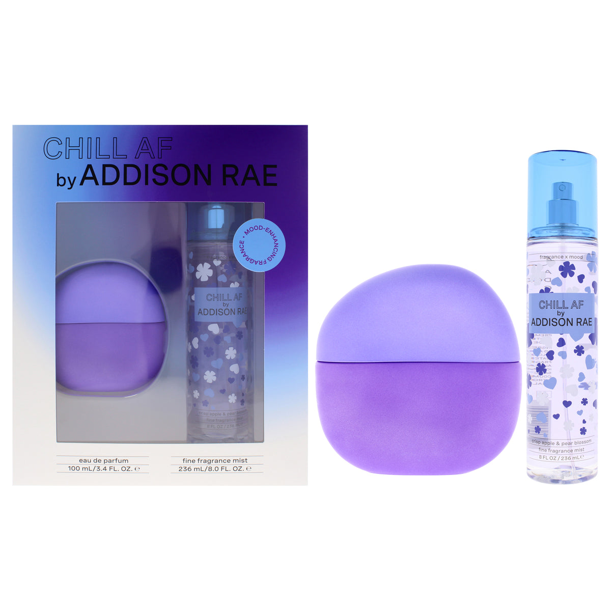 Addison Rae Chill AF Women's 2 Pc Gift Set Personal Fragrance Sets 3.4 FL OZ | 100 ML