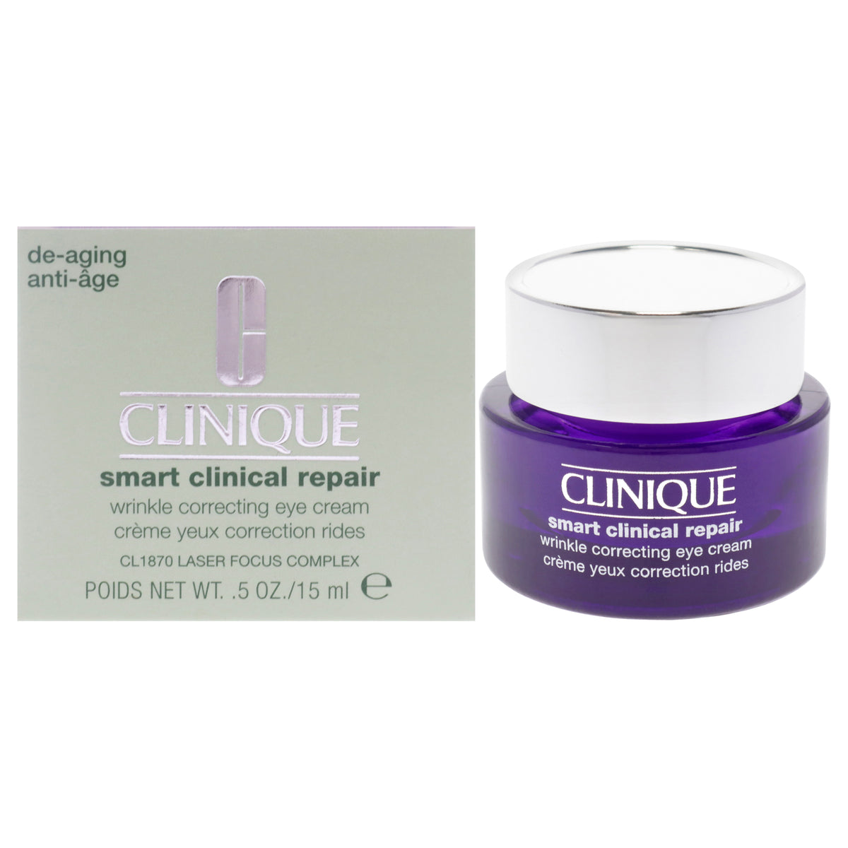 Clinique Smart Clinical Repair Wrinkle Correcting Eye Cream Women's Eye Creams 0.5 FL OZ | 15 ML