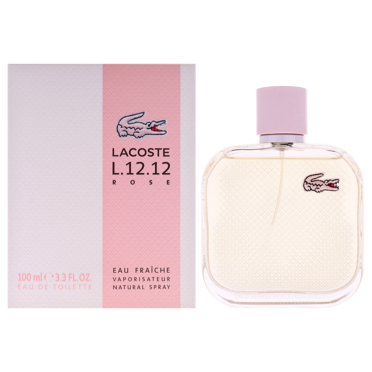 Lacoste Eau De L.12.12 Rose Eau Fraiche Women's Eau de Toilette 3.3 FL OZ | 100 ML