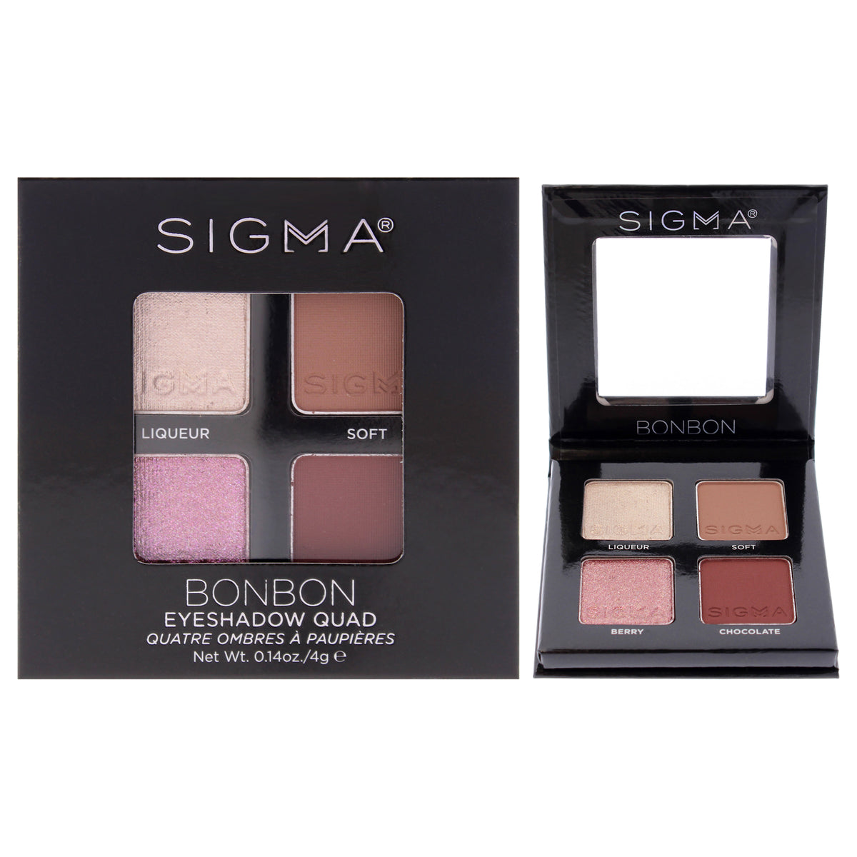 SIGMA Eyeshadow Quad - Bonbon Women's Eye Palettes & Kits 0.14 OZ | 4 G