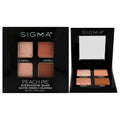 SIGMA Eyeshadow Quad - Peach Pie Women's Eye Palettes & Kits 0.14 OZ | 4 G