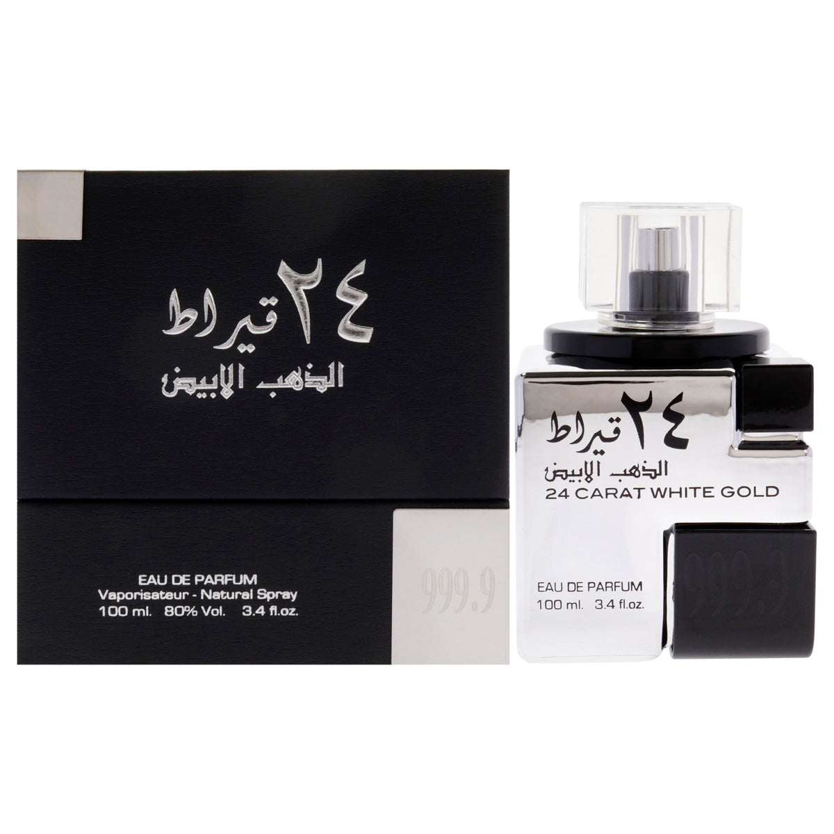 Lattafa 24 Carat - White Gold Unisex Eau de Parfum 3.4 FL OZ | 100 ML