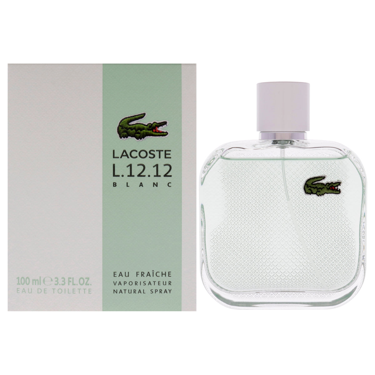 Lacoste Eau De L.12.12 Blanc Eau Fraiche Men's Eau de Toilette 3.3 FL OZ | 100 ML
