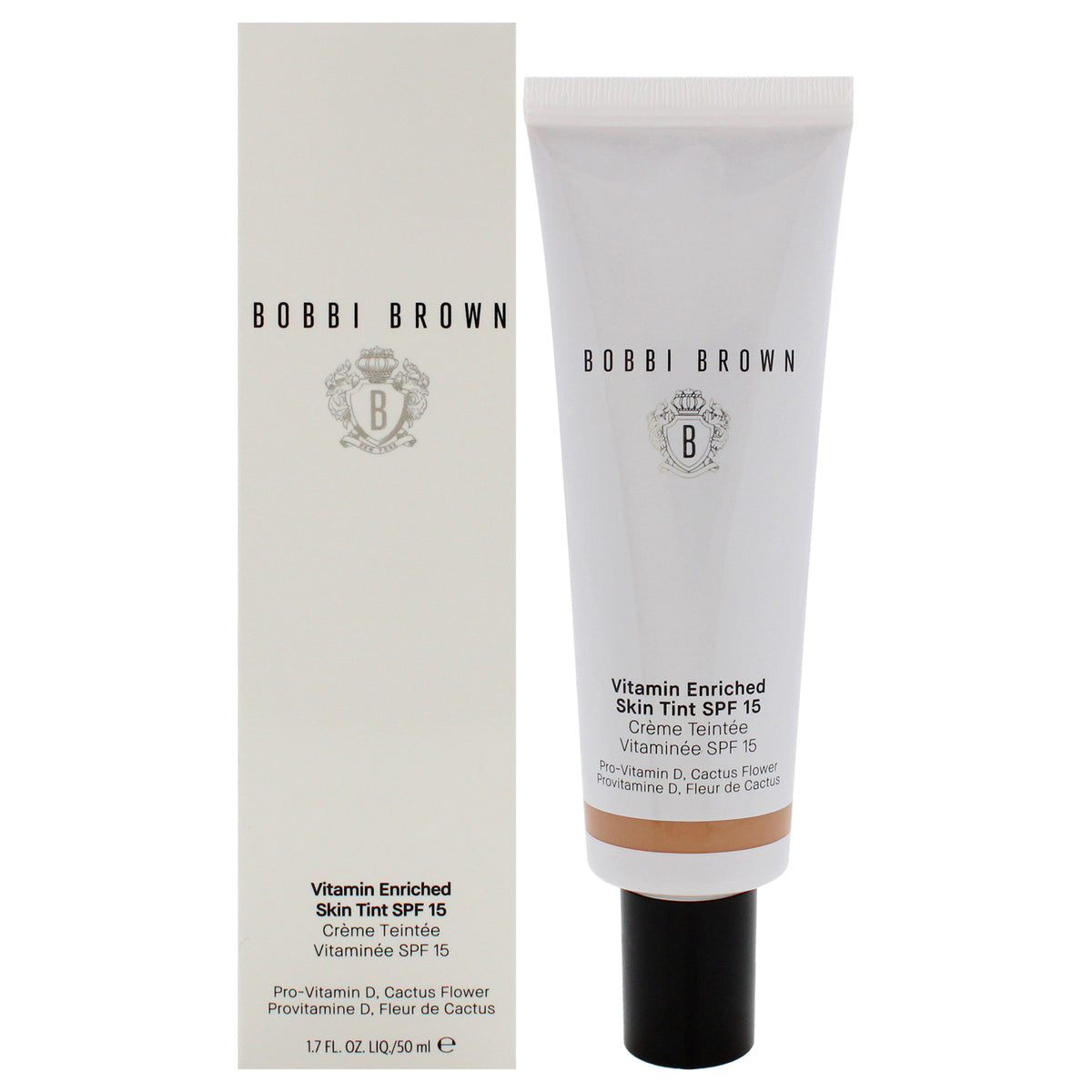 Bobbi Brown Vitamin Enriched Skin Tint SPF 15 1 Golden Medium Warm Women's Tinted Moisturizers 1.7 OZ | 50 ML