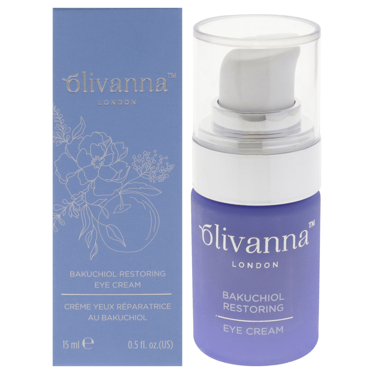 Olivanna Bakuchiol Restoring Eye Cream Women's Eye Creams 0.5 OZ | 15 ML