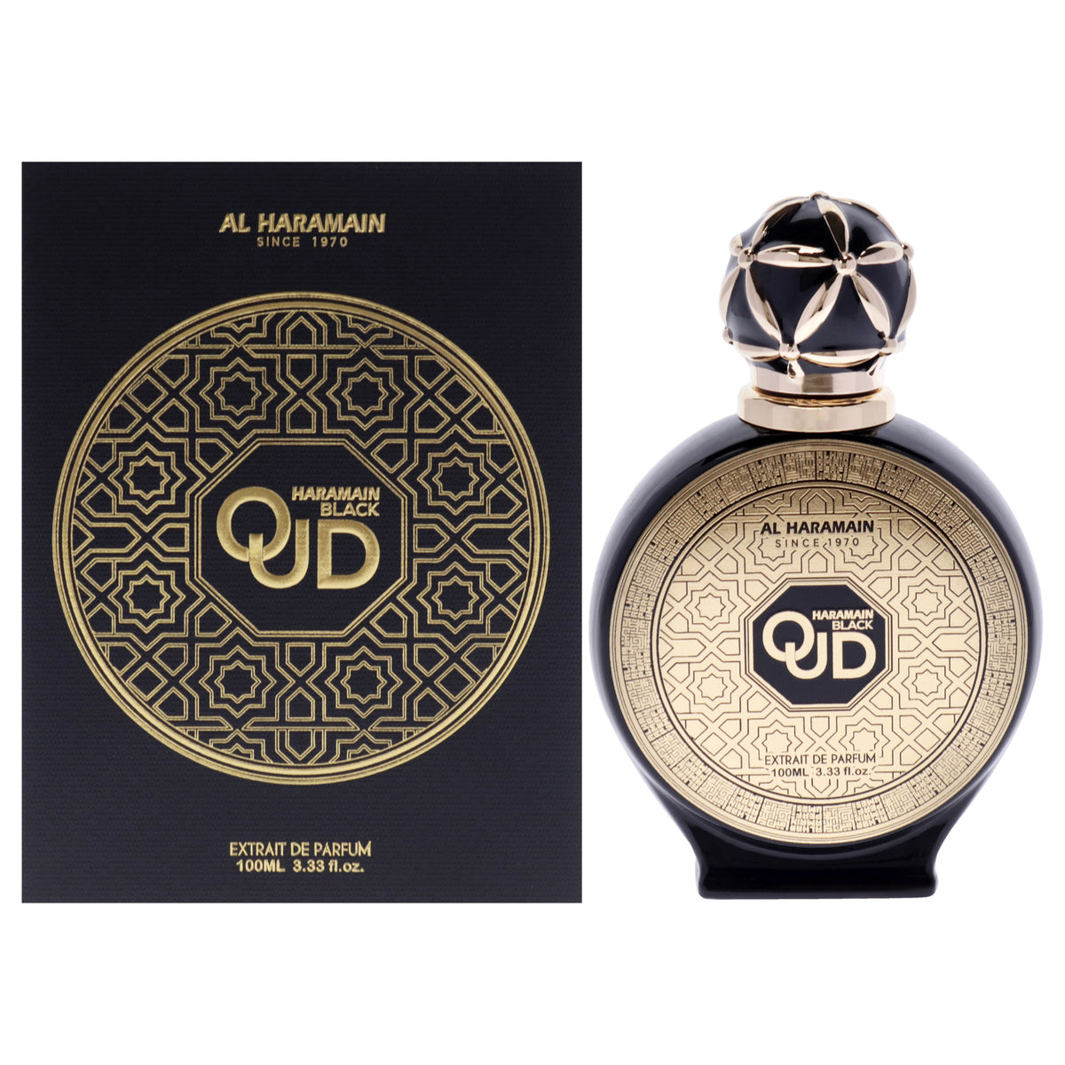 Al Haramain Black Oud Unisex Eau de Parfum 3.33 FL OZ | 100 ML