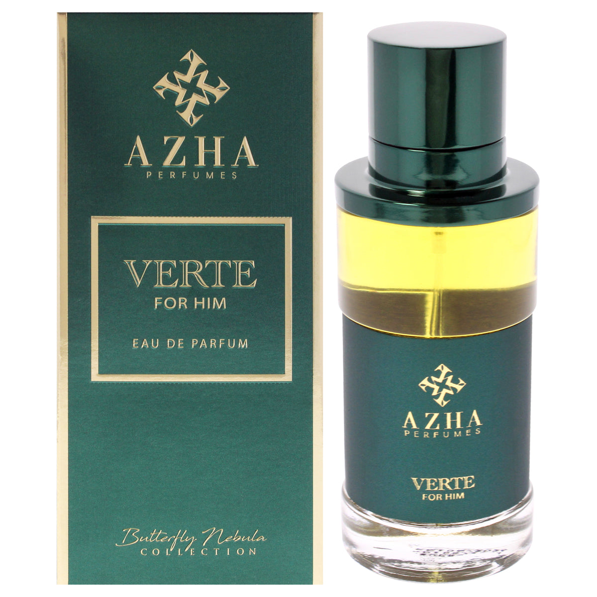 Azha Butterfly Nebula Collection - Verte Men's Eau de Parfum 3.3 FL OZ | 100 ML