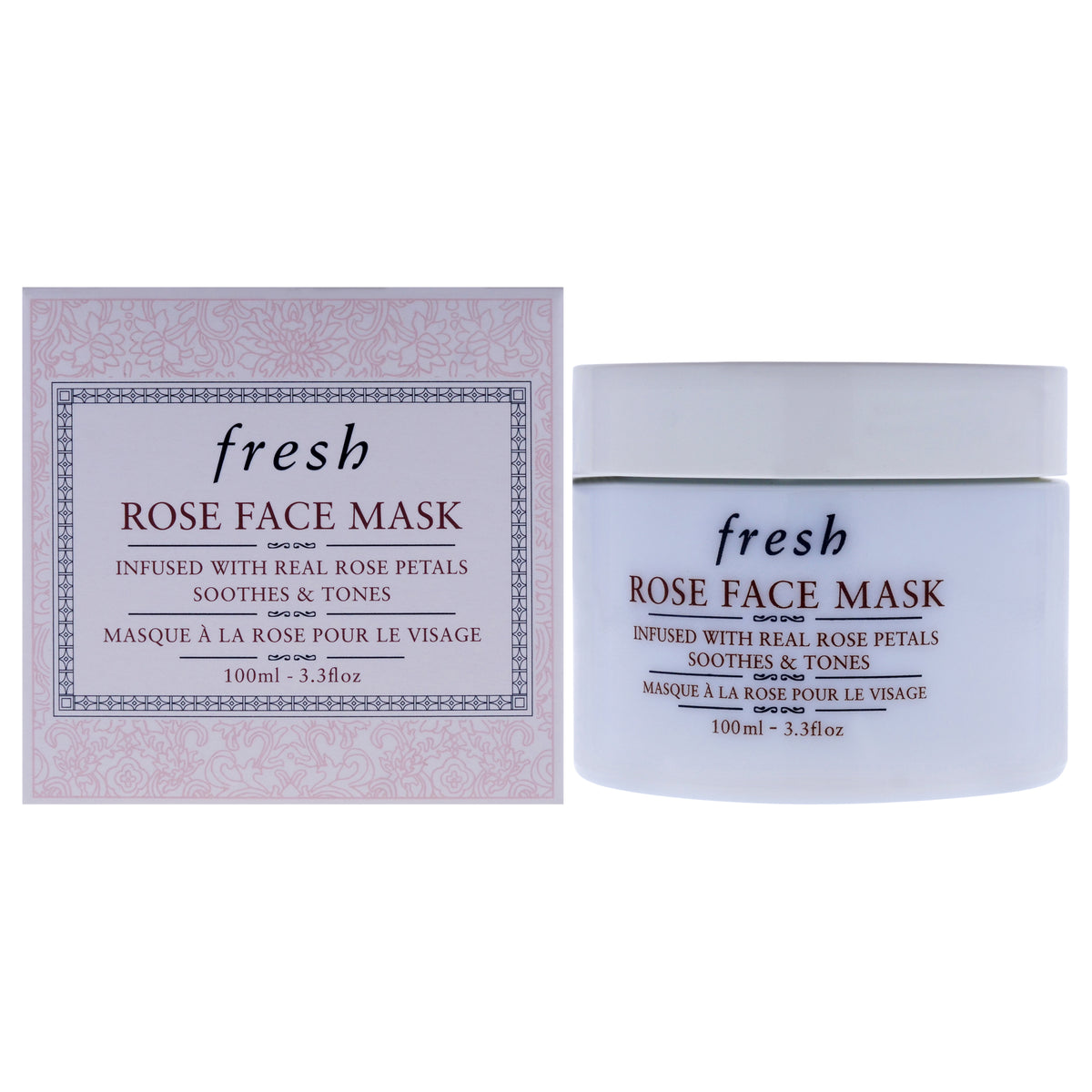Fresh Rose Face Mask Women's Face Masks 3.3 FL OZ | 100 ML