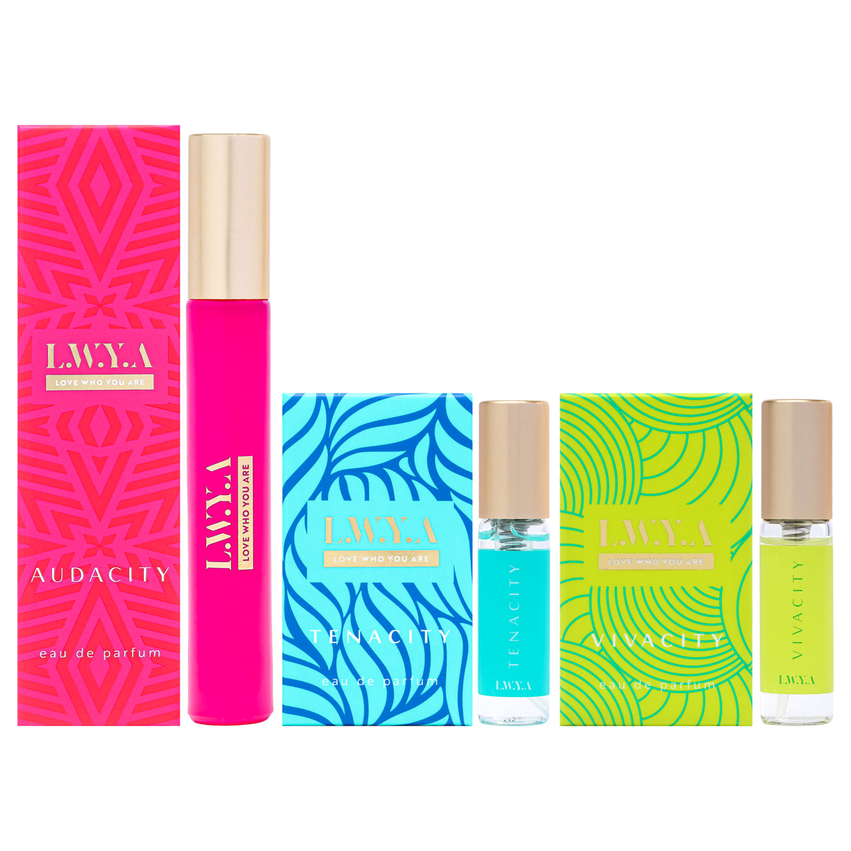 LWYA Audacity Discovery Set For Women's Personal Fragrance Sets 0.27 FL OZ | 8 ML
