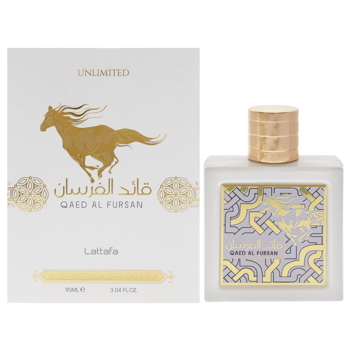 Lattafa Qaed Al Fursan Unlimited Men's Eau de Parfum 3.04 FL OZ | 90 ML
