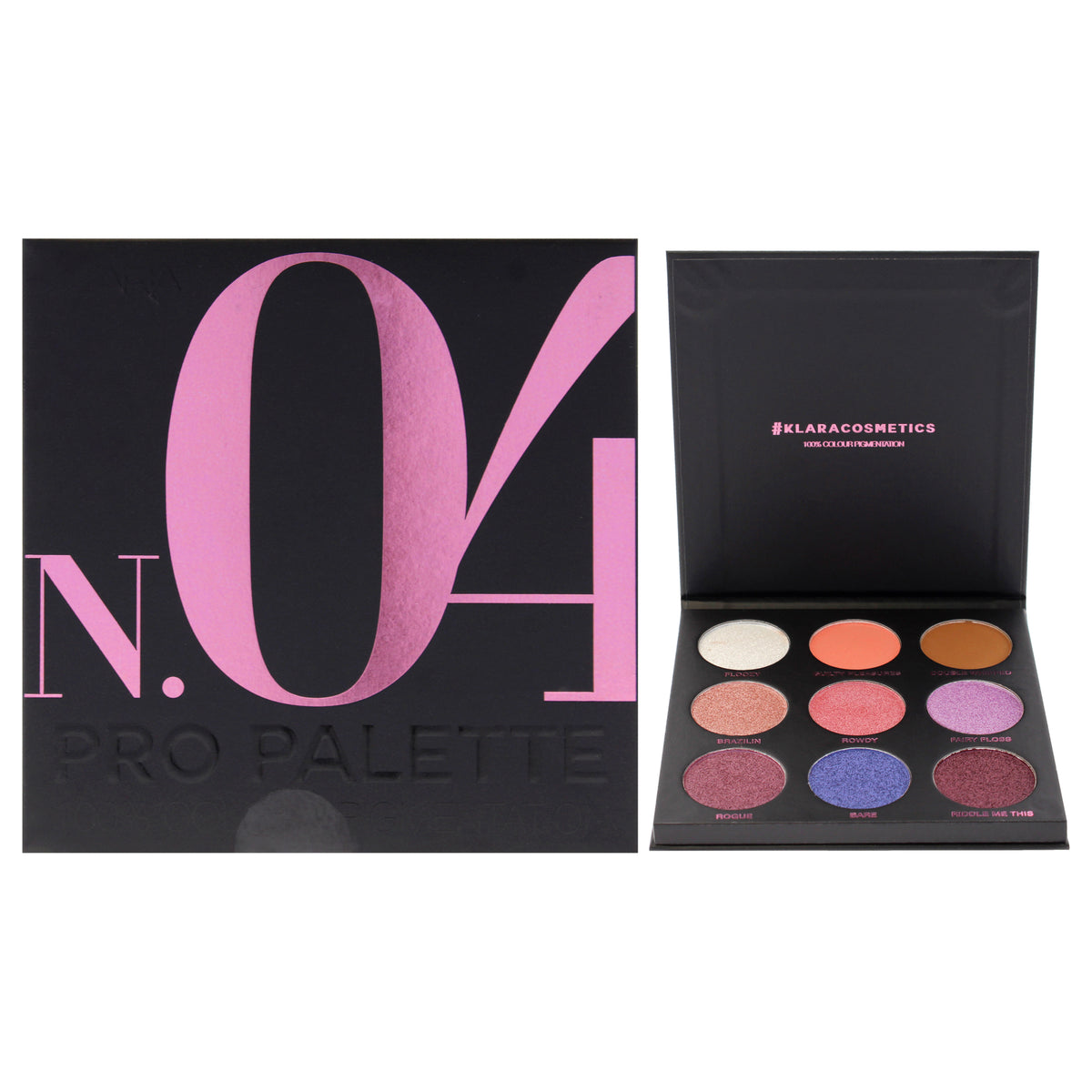 Klara Pro Eyeshadow Palette - N.04 Women's Eye Palettes & Kits 0.38 OZ | 11 G