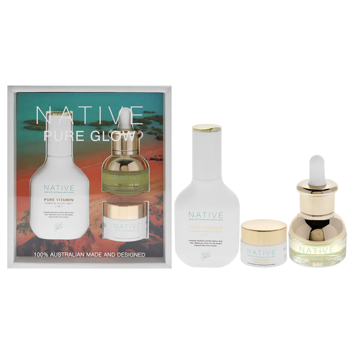 Klara Native Pure Glow Kit Women's Face Care Sets & Kits