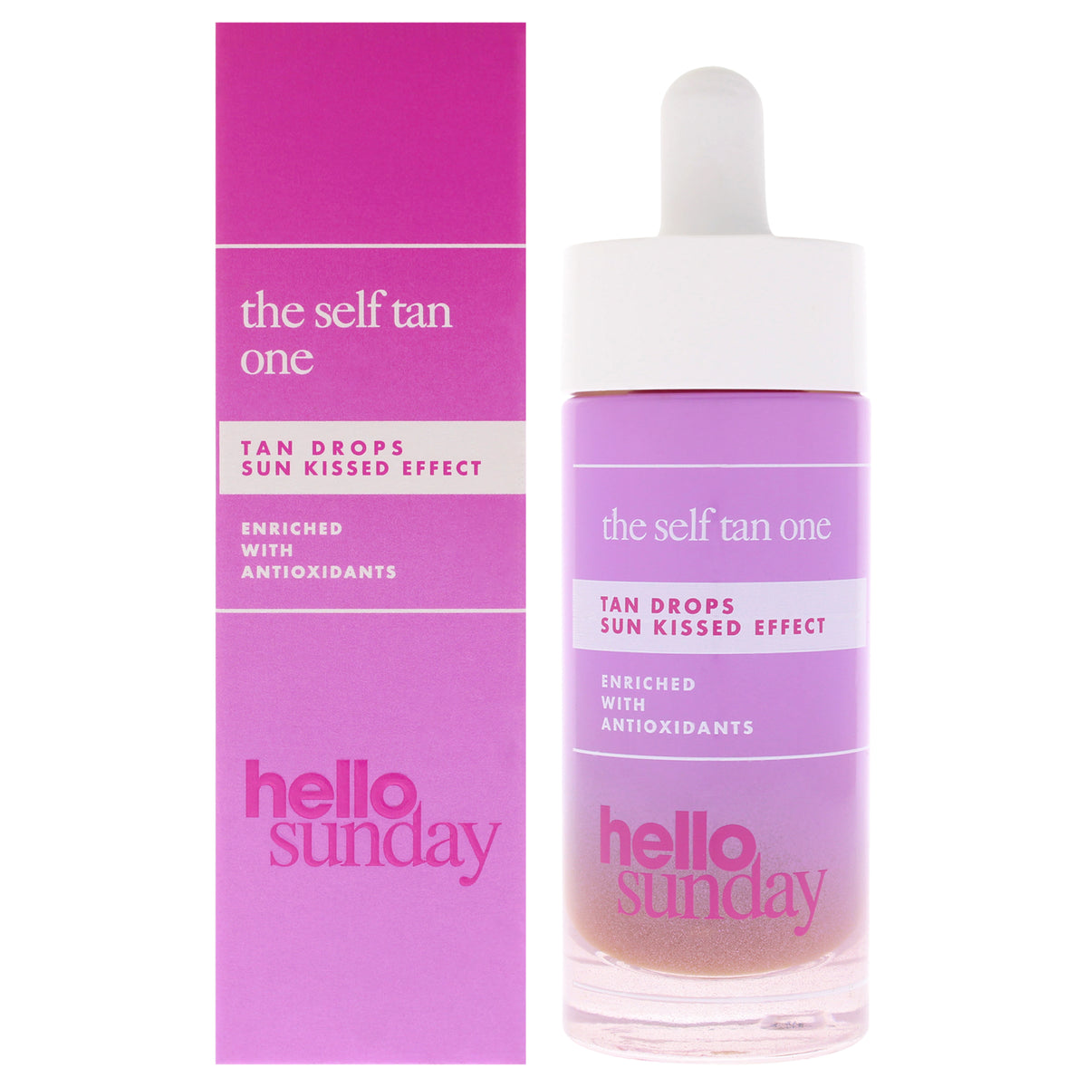 Hello Sunday The Self Tan One Drops Unisex Self-Tanners 1.1 FL OZ | 32 ML