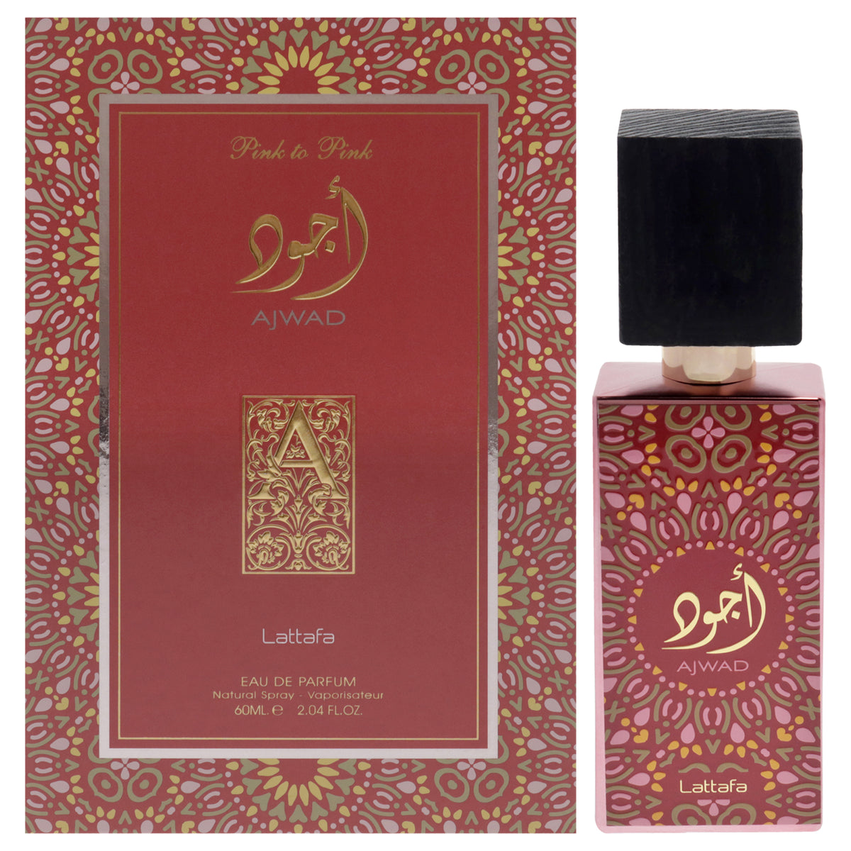 Lattafa Ajwad - Pink To Pink Women's Eau de Parfum 2.04 FL OZ | 60 ML