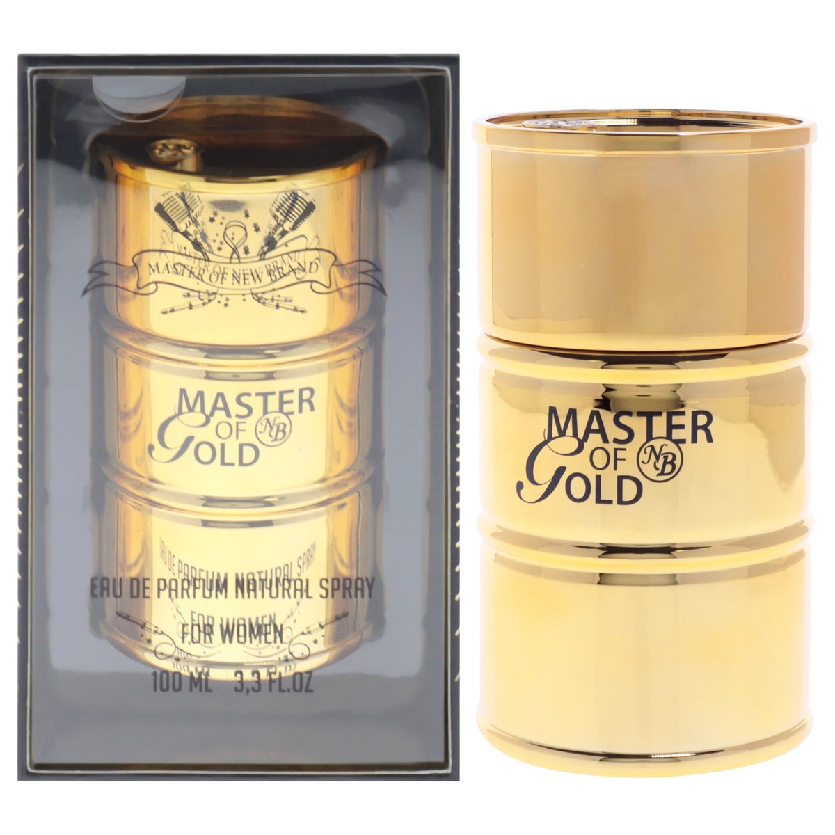 New Brand Master of Gold Women's Eau de Parfum 3.3 FL OZ | 100 ML
