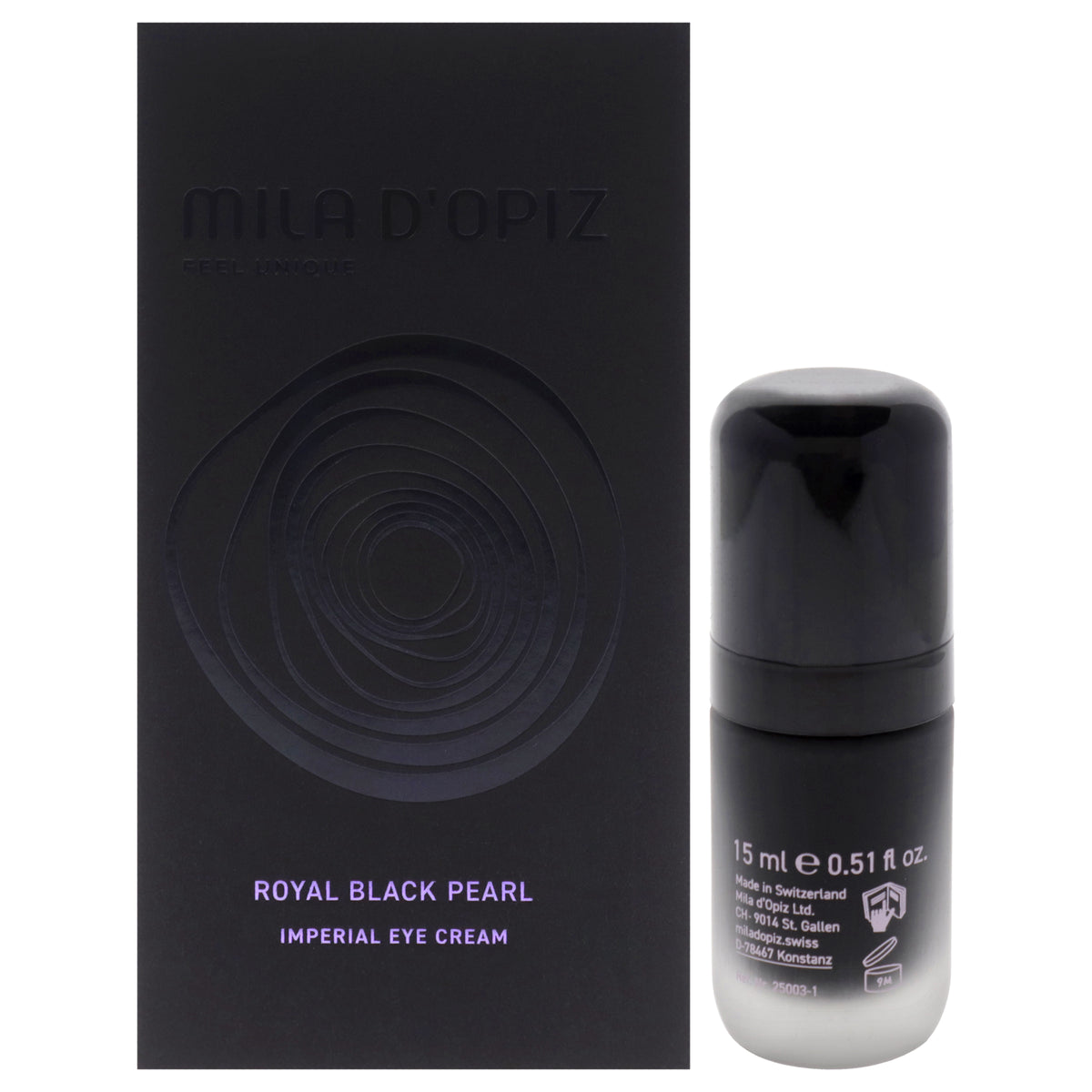 Mila D Opiz Royal Black Pearl Imperial Eye Cream Women's Eye Creams 0.51 OZ | 15 ML