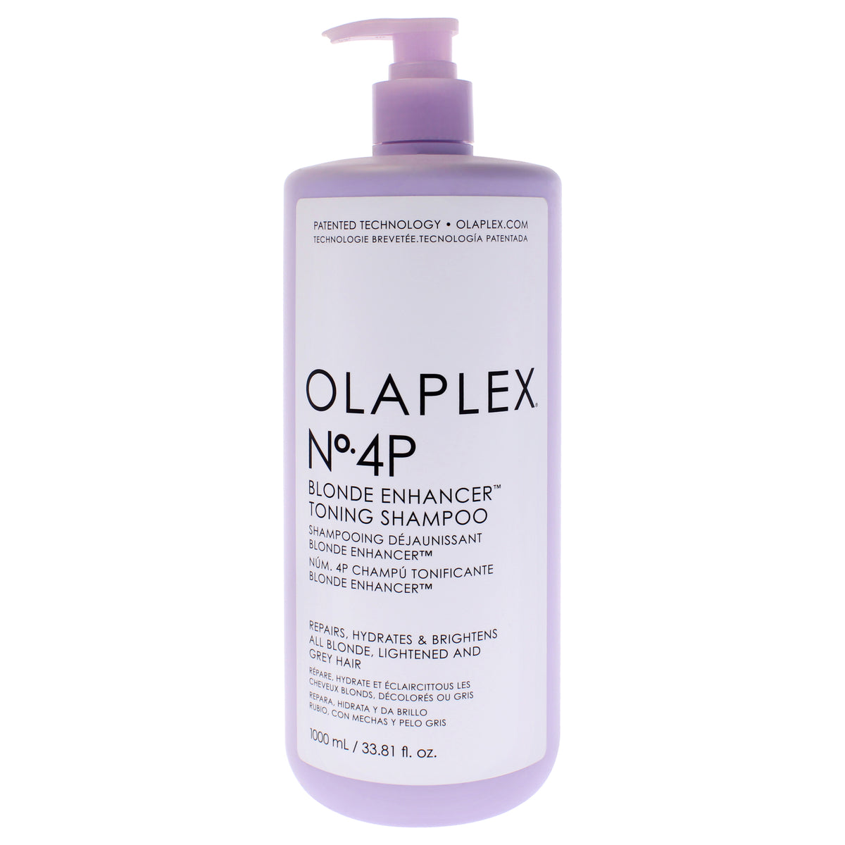 Olaplex No 4P Blonde Enhancer Toning Shampoo Unisex Shampoos 33.81 FL OZ | 1000 ML