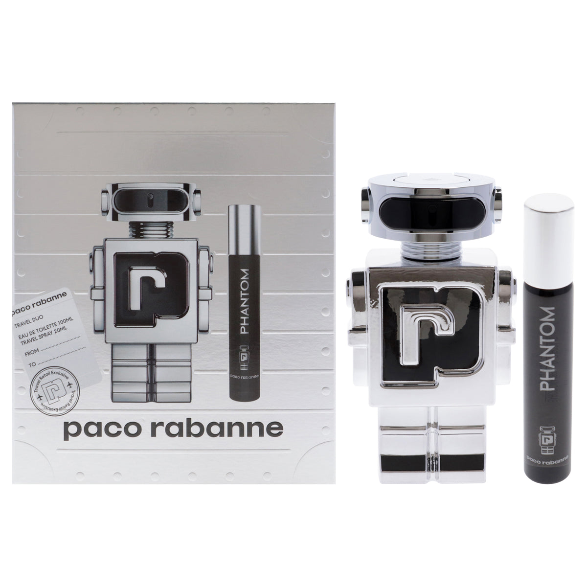 Paco Rabanne Phantom Men's 2 Pc Gift Set Personal Fragrance Sets