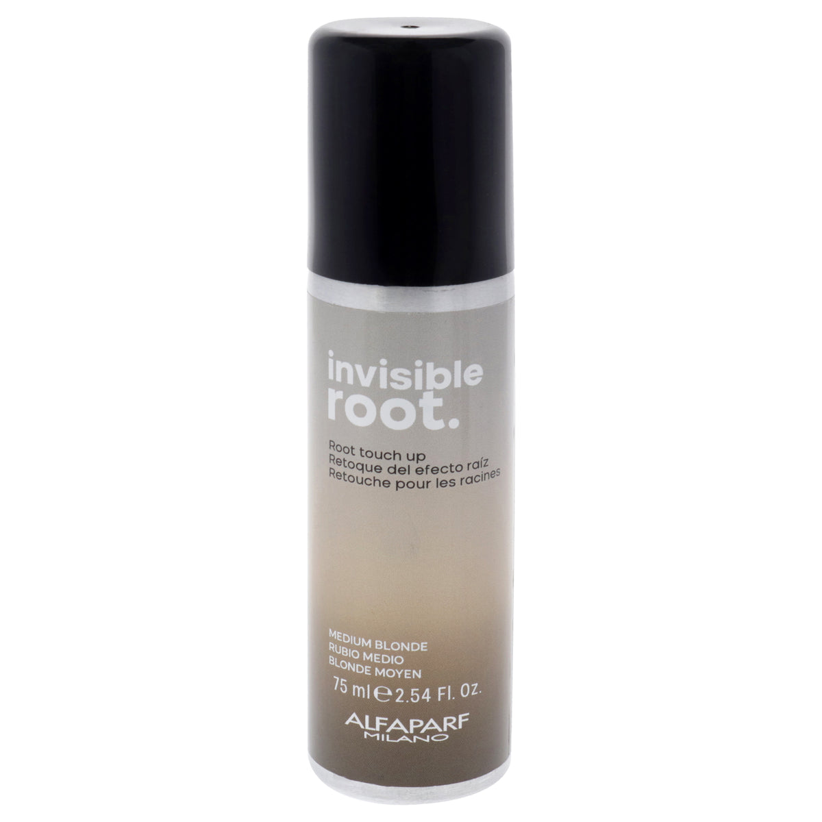 Alfaparf Milano Invisible Root Touch Up Spray Medium Blonde Unisex Hair Mascaras & Root Touch Ups 2.54 OZ | 72 G