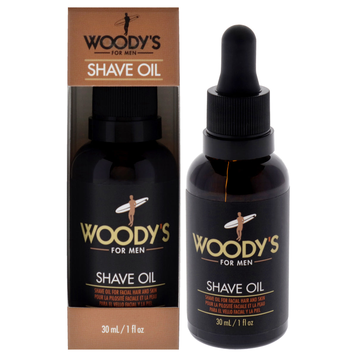 Woodys Shave Oil for Men's Shaving Lotions 1 FL OZ | 30 ML